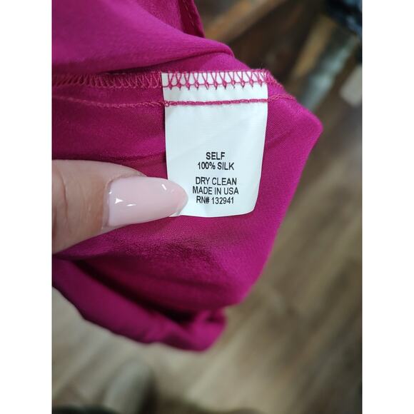 Amanda Uprichard Pink Blouse Medium - Picture 2 of 13